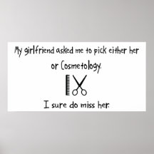 Pick Girlfriend or Cosmetology Posters