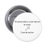 Pick Husband or Squash Pinback Buttons