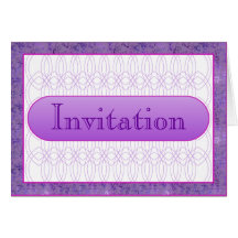 Pick Your Own Colour Shimmering Lace Invitation Greeting Cards