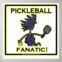 Pickleball Fanatic Gifts & T Shirts Print