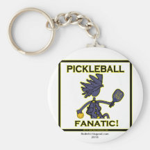 Pickleball Fanatic Keychains