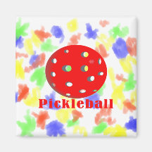 pickleball text n ball red.png refrigerator magnets