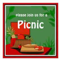 Picnic Basket  Invitation