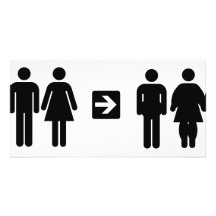pictogram humour customised photo card