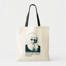 Picture of Darwin and mentions. English. Bag