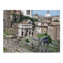 Picture of the Roman Forum Postcard