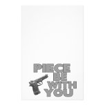 Piece Be With You Stationery Paper