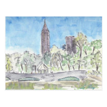 Piedmont Park, Atlanta Postcard