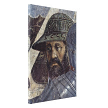 Piero della Francesca - Krieger Canvas Print