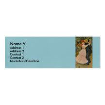 Pierre-Auguste Renoir's Dance at Bougival (1883) Business Cards