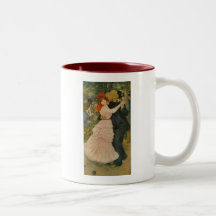 Pierre-Auguste Renoir's Dance at Bougival (1883) Coffee Mugs
