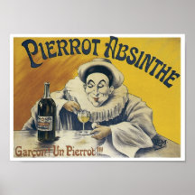 Pierrot Absinthe Print