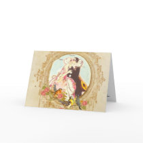 Pierrot and Columbine cards