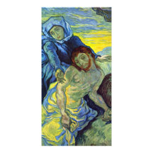 Pieta  by Vincent van Gogh Picture Card