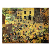 Pieter Bruegel's "Children’s Games" - 1560 Custom Invite