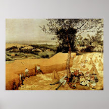 Pieter Bruegel's The Harvesters (1565) Posters