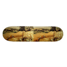 Pieter Bruegel's The Harvesters (1565) Skate Board
