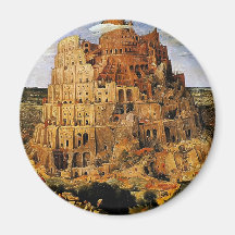 Pieter Bruegel's "The Tower of Babel" (circa 1563) Magnets