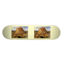 Pieter Bruegel's "The Tower of Babel" (circa 1563) Skate Board Decks