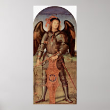 Pietro Perugino - Archangel Michael Print