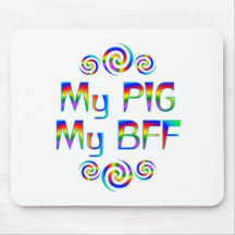 Pig BFF Mousepads