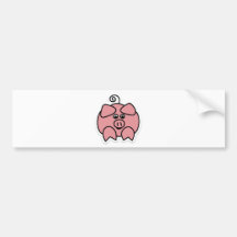 pig bumper sticker