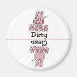 Pig Clean Dirty Dishwasher Magnet