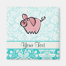 Pig; Cute Magnet