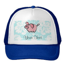 Pig; Cute Mesh Hats