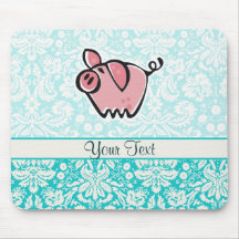 Pig; Cute Mouse Mat