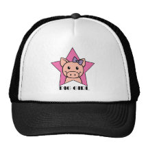 Pig Girl Trucker Hats