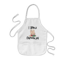Pig I Bake Cupcakes Tshirts and Gifts Apron