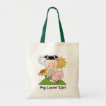 Pig Lovin' Girl Canvas Bags