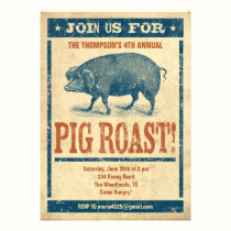 Pig Roast Invitations invitations