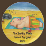 Pig Roast Plate plates