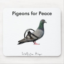 Pigeons for Peace Mouse Pads