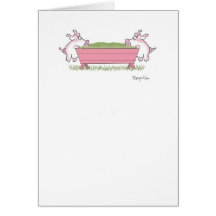PIGGING OUT GREETING CARDS