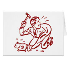 piggy bank card