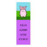 Piggy Bookmarks Business Card Templates