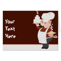 Piggy Chef Greeting Card