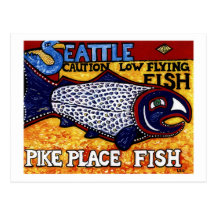 Pike Place Fish Post Card