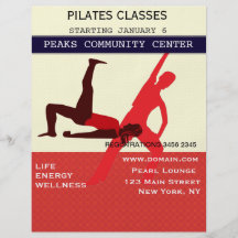 Pilates Workout Custom Flyer