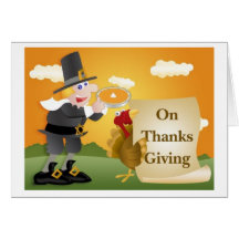 pilgrim-turkey-thanks-giving card