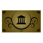 pillars of justice sophistications business cards