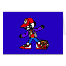 Pillow/ Hip Hop Wenskaart
