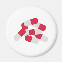 Pills Refrigerator Magnets