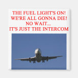 PILOT airline joke Fridge Magnets