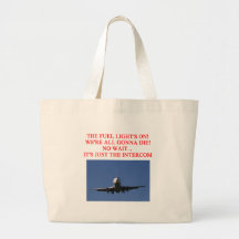 PILOT airline joke Tote Bag