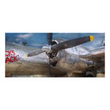 Pilot - Plane - The B-29 Superfortress Rack Card