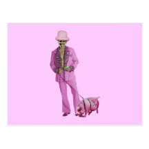 Pimp Obama and the Pig Post Cards